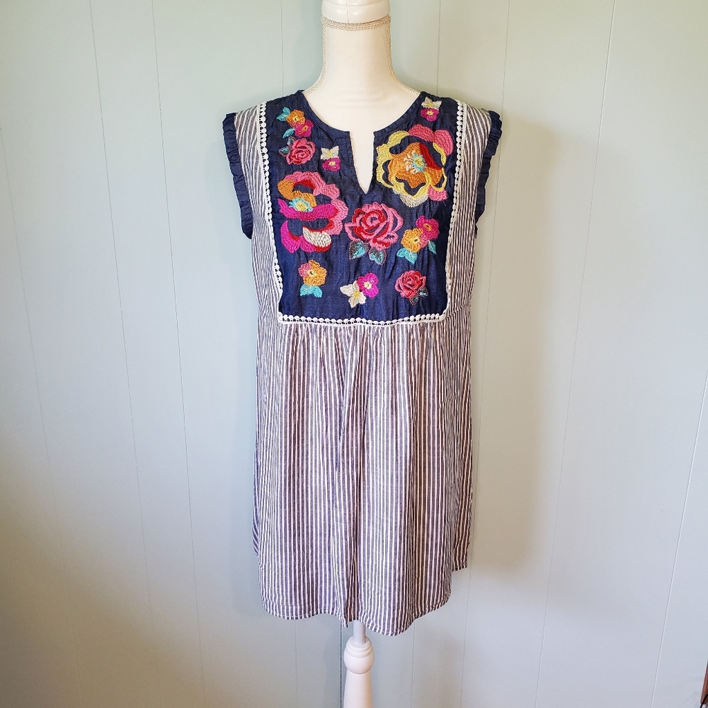 Andree by Unit Floral Embroidered Dress